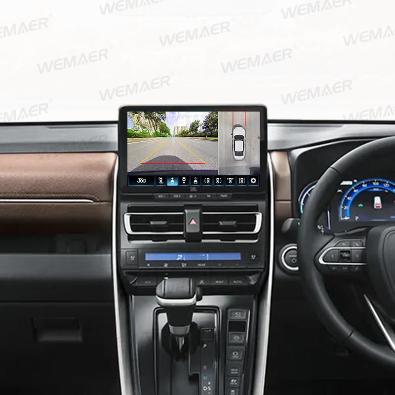 Sistema de cámara de automóvil de 360 grados con decodificador incorporado para Toyota Innova