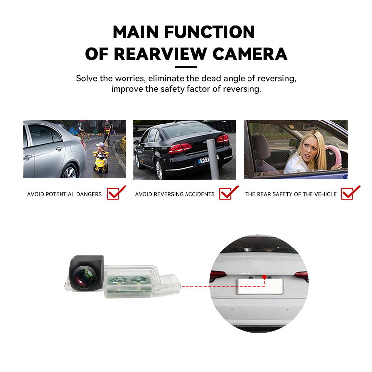 Cvbs Backup Camera For Porsche Volkswagen
