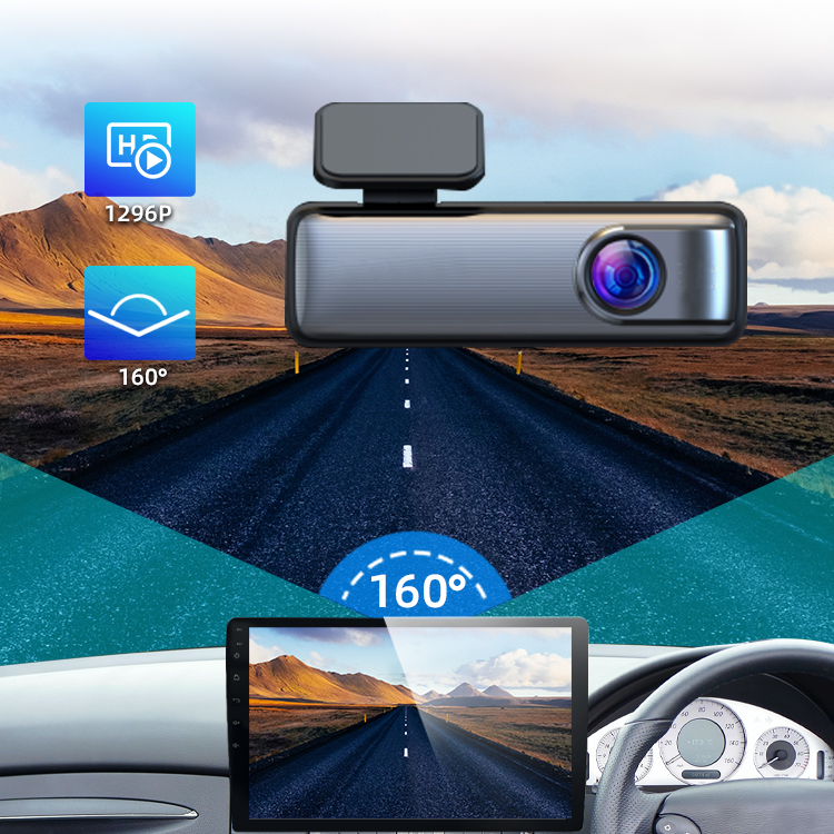 WiFi Dash Cam For Cars Black Box 1296P 160 Degree Video Recorder Camera