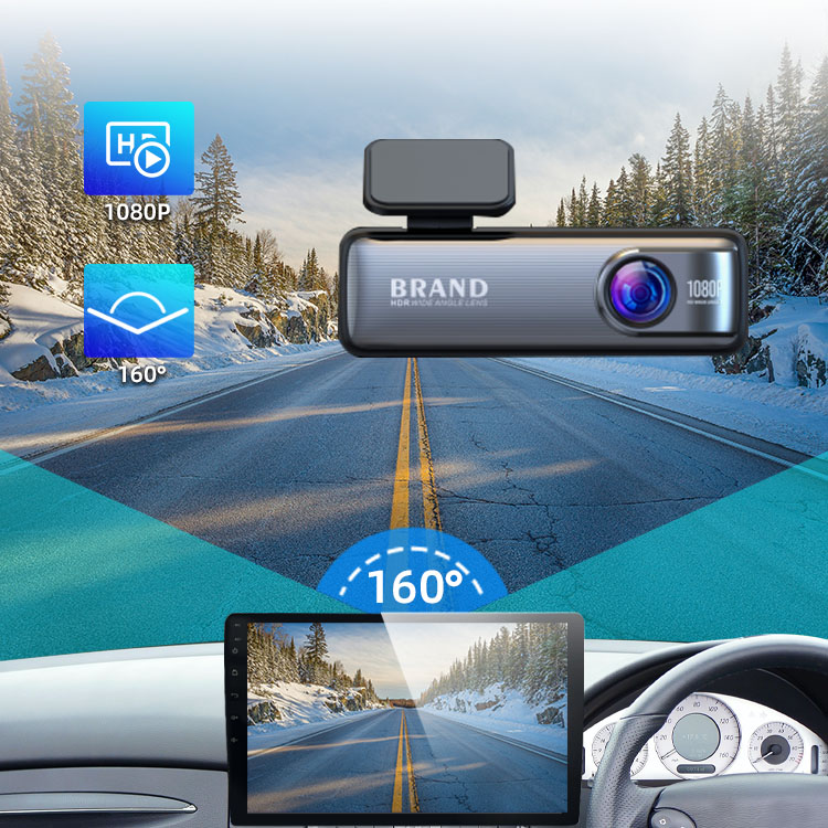 ADAS AI 1080P Dash Camera Wifi Car Black Box G-sensor Loop Recording DVR