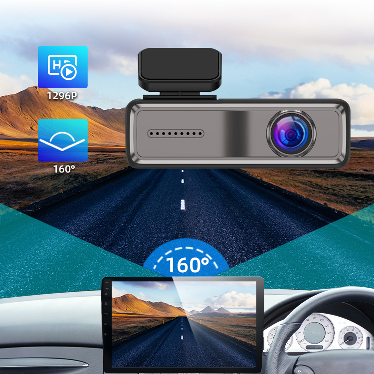 Wifi APP Control Car Dash Cam 256G Full HD 1296P Black Box