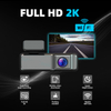 2K 256G Car Dash Camera Wifi Black Box With 24 Hours Parking Monitoring 