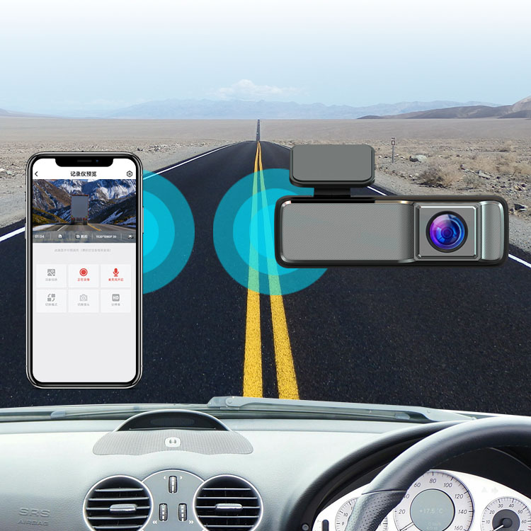 HD ADAS Recorder 160 Degree Wide Angle 24H Parking Monitoring WiFi DVR Dash Cam