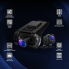 ADAS 2 Channel Dash Cam Wifi Video Recorder Dual Lens Car Camera 