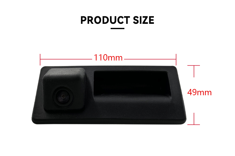 BLACK AHD reverse camera for Audi A4
