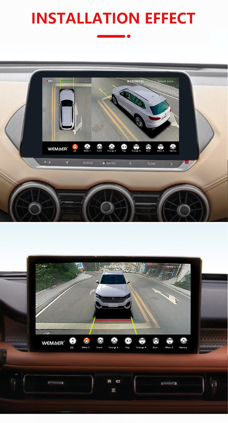 Split 360 Car Camera