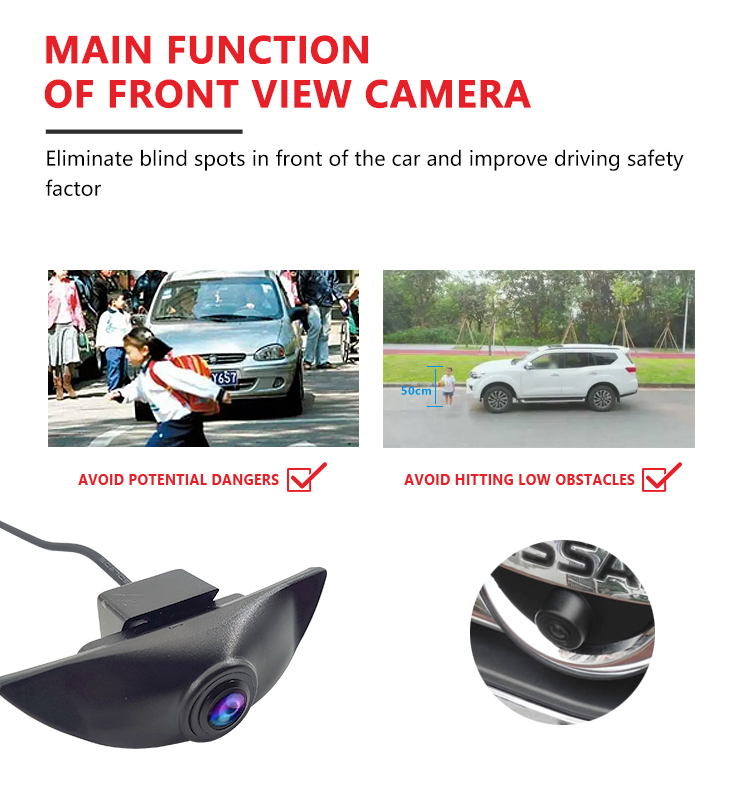 AHD Universal Waterproof Shockproof Safety Front Camera