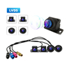 LVDS Cable Four Way Car Camera Kit 3D Panorama 360 Car Camera 
