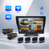 4 Channel Cameras System MDVR 4G CPS Wifi Truck DVR For Bus RV Monitoring
