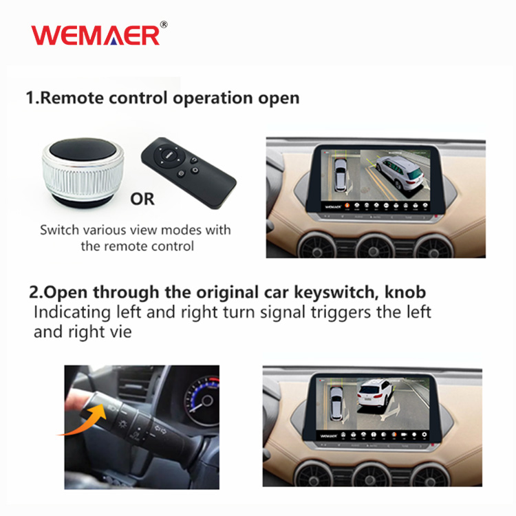 Versión T5 de la cámara universal 360 del automóvil