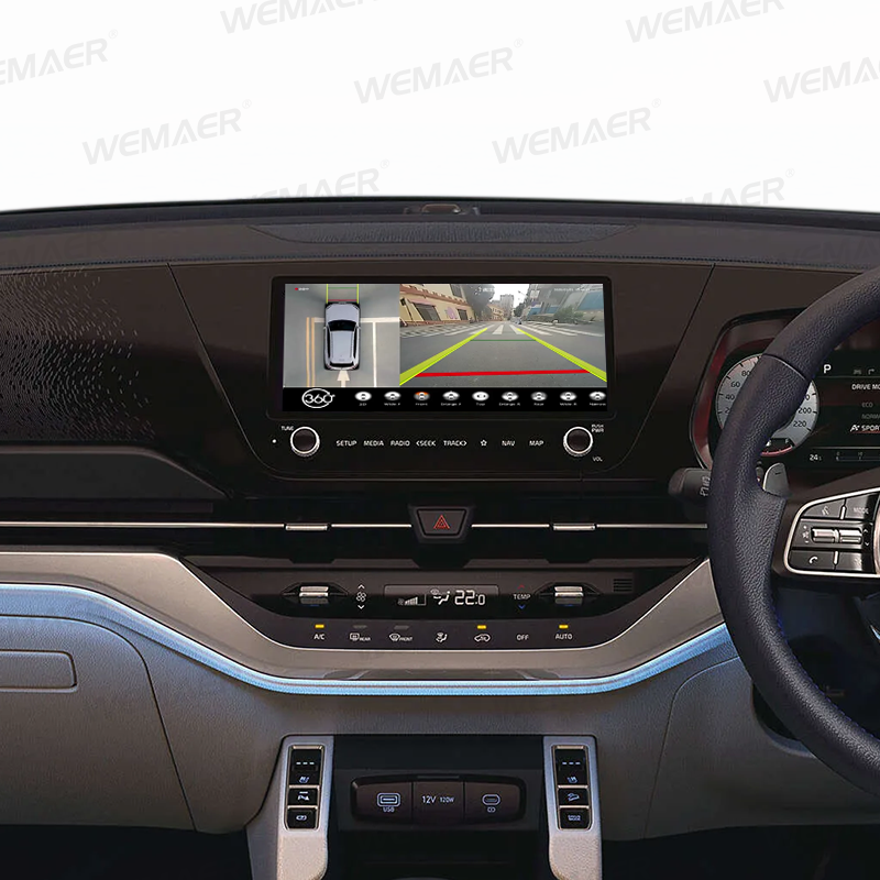 Sistema profesional de cámara de automóviles de 360 grados con decodificador incorporado para Kia Carens