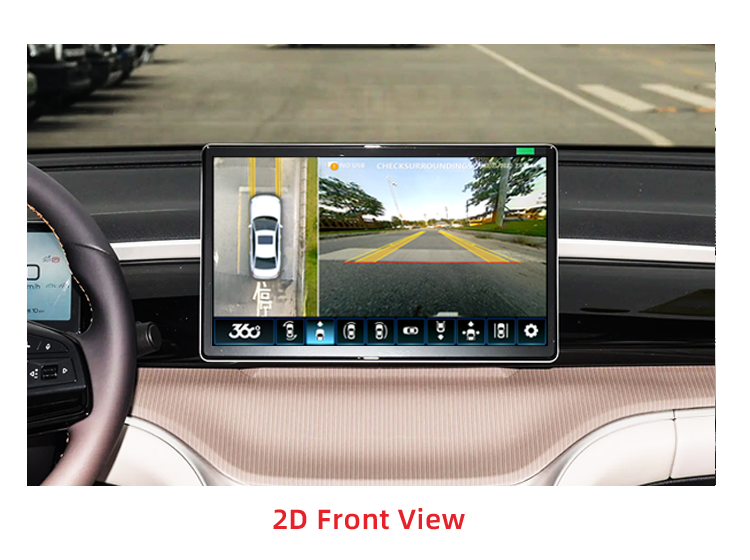 Sistema de cámara panorámica de 360 ​​° con decodificador integrado para BYD Song Pro & Sealion