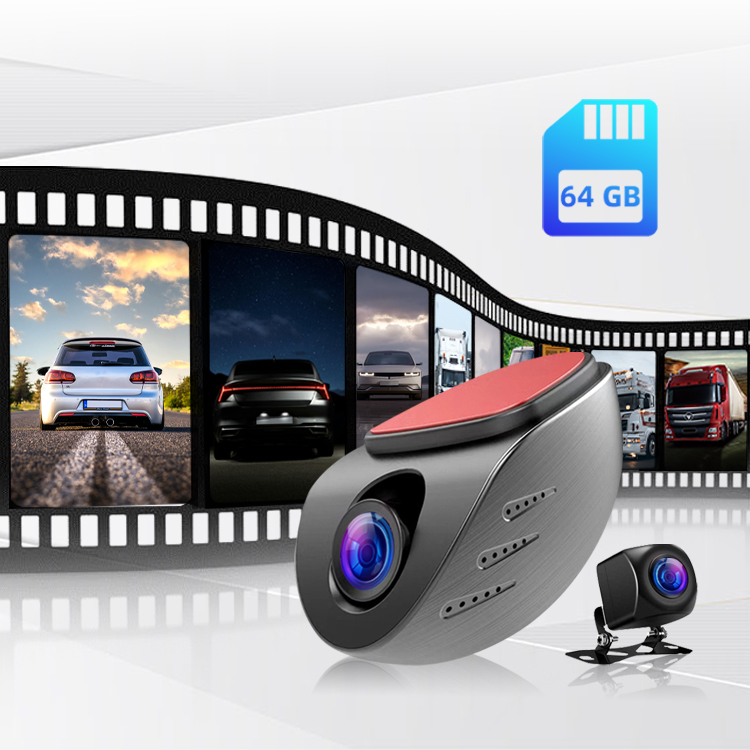 1080P ADAS Car Black Box Front and Rear Dual Lens Dash Camera Recorder 