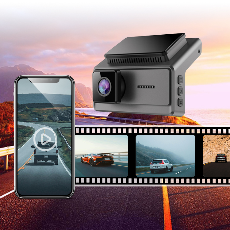 3.16" IPS Screen Video Recorder Mini Dash Cam 1080P +720P Dual Lens DVR Car Black Box
