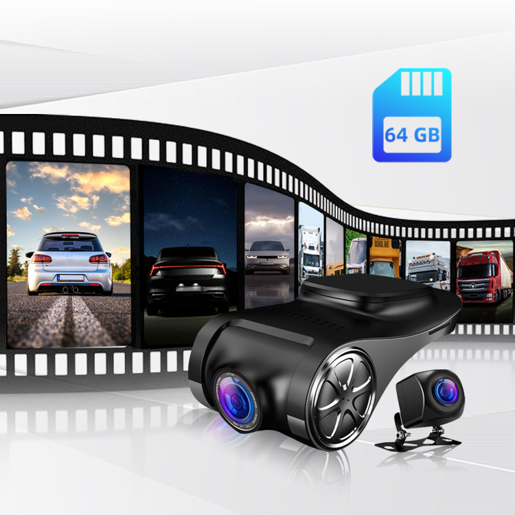 ADAS Car Camera Wifi Dash Cam Driving Recording Car Black Box With Reverse Camera
