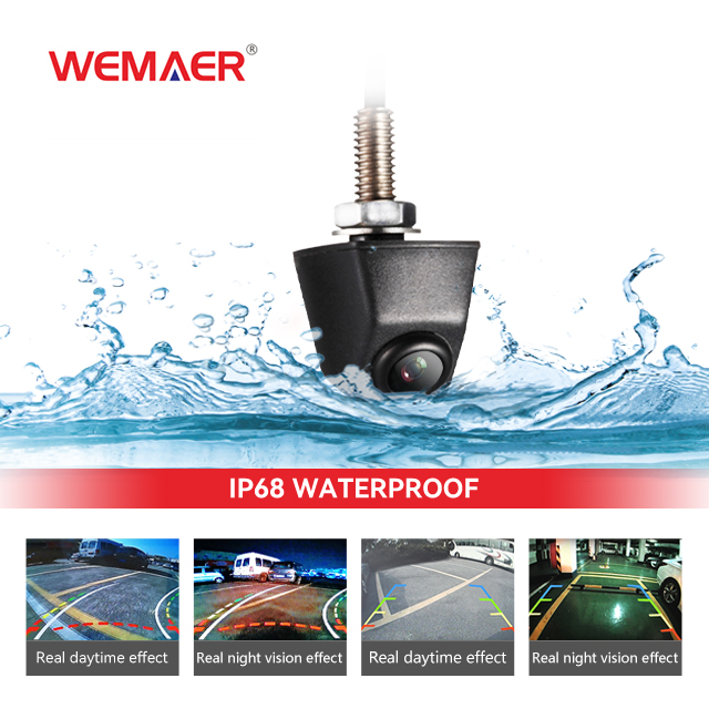 AHD Universal Black Wide-Angle Waterproof Reversing Camera
