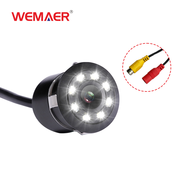 AHD 18.5 LED Light Metal Rearview Camera Waterproof Night Vision Car Reverse Camera