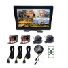 24H Parking Monitor ADAS BSD 4CH Camera Monitor System for Truck Bus - Supports 128GB
