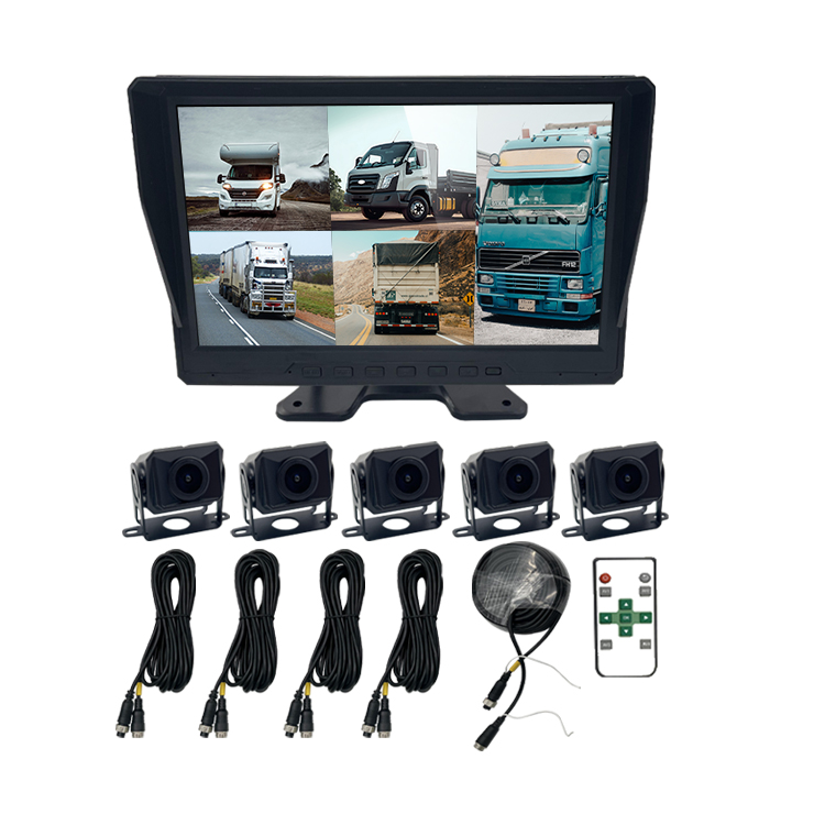 5 Channel -Buskamera, die Öldiebstahl -Monitor -System für Vans -LKW -Complete -Set verhindern