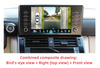 Sistema de cámara de automóvil de 360 grados con decodificador incorporado para Toyota Land Cruiser LC300