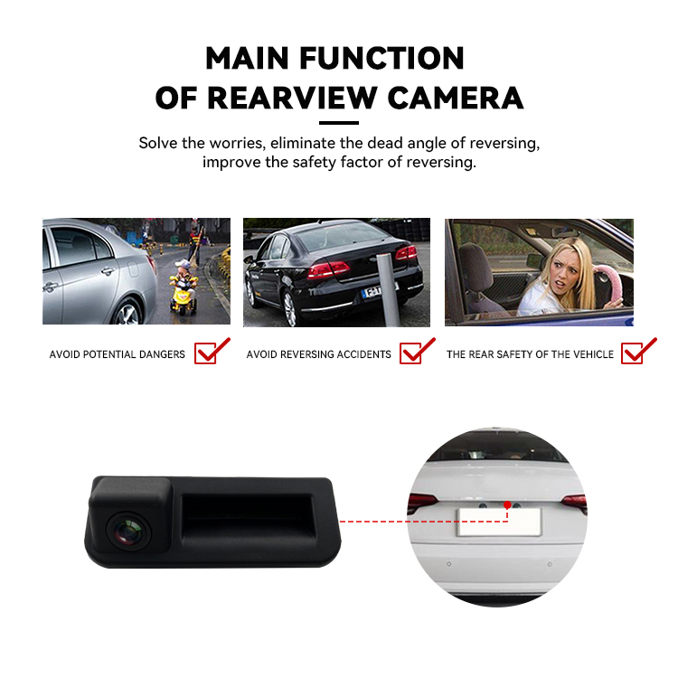 Special Black Moving Car Reverse Camera