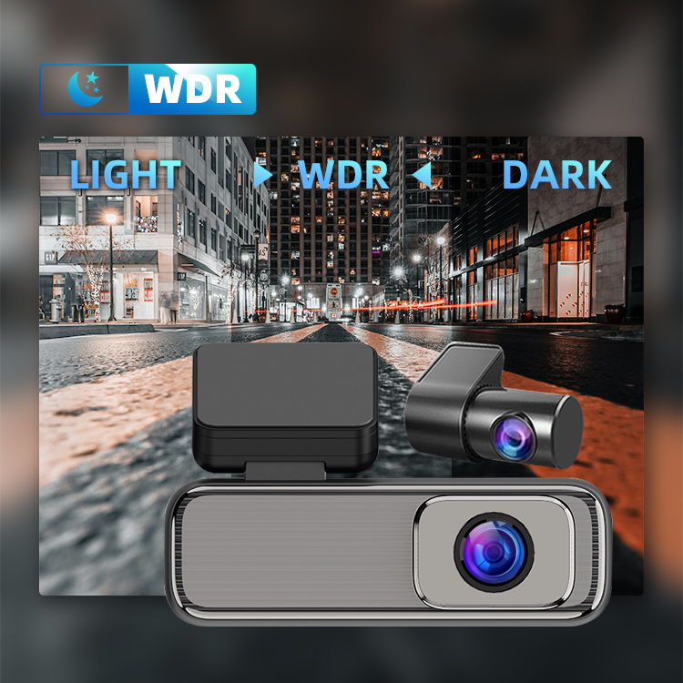 WIFI 2K+1080P Dual Channel Car Video Recorder 1.47 Inch IPS Screen Camera DVR Dashcam