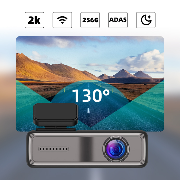 2K 130 Degree Dash Camera 24H Park Monitoring Vehicle Blackbox Car DVR Video Drive Recorder 