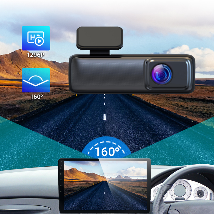 1296P Dash Camera 24 Hours Parking Monitoring Car Video Recorder With 256G Memory