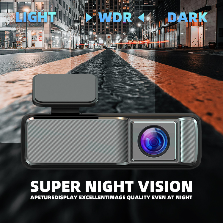2K 256G Car Dash Camera Wifi Black Box With 24 Hours Parking Monitoring 