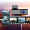 WIFI 1080P+1080P Dual Lens Dash Cam 130 Degree + 110 Degree Front and Rear Double Cameras