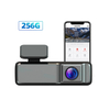 1296P DVR Dash Cam WiFi Night Vision 160 Degree Wide-angle 256G Driving Recorder 