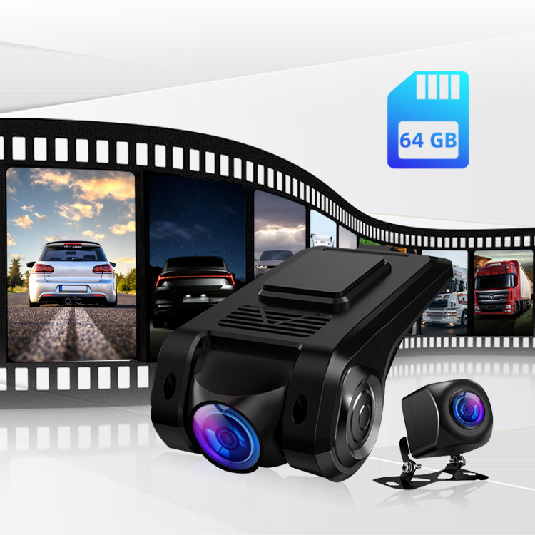 ADAS 2 Channel Dash Cam Wifi Video Recorder Dual Lens Car Camera 