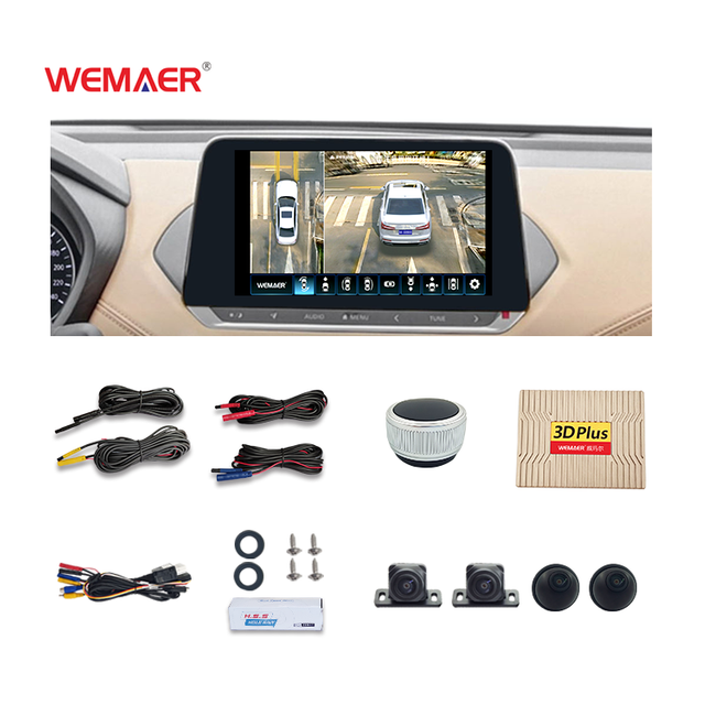 Around Surround Bird View 3D 360 Car Camera