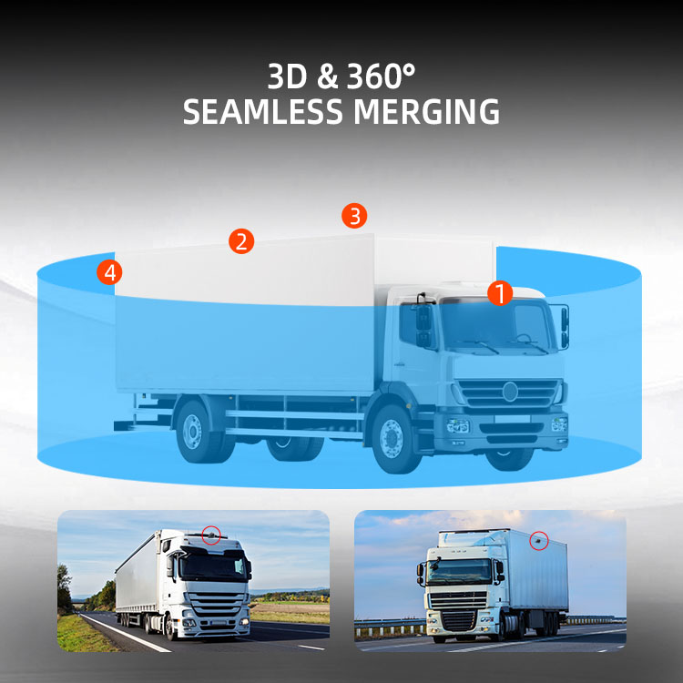 Truck Android Player With 360 Degree Car Camera System