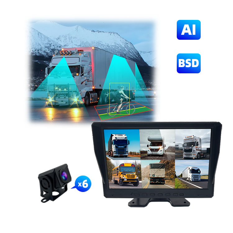 5 Channel -Buskamera, die Öldiebstahl -Monitor -System für Vans -LKW -Complete -Set verhindern