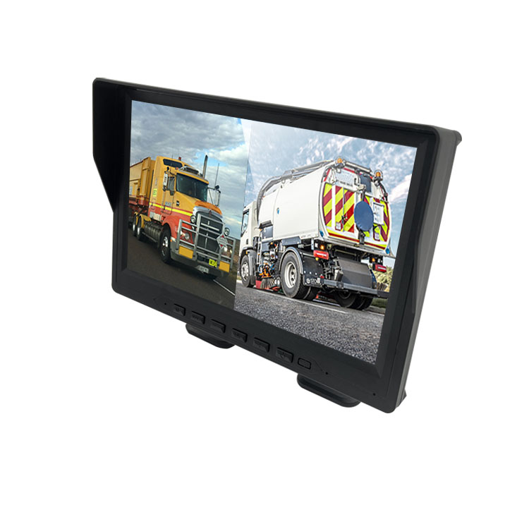 12V/24V 2 Channel Truck Front & Rear Camera 9 Inch Monitor With Parking Line