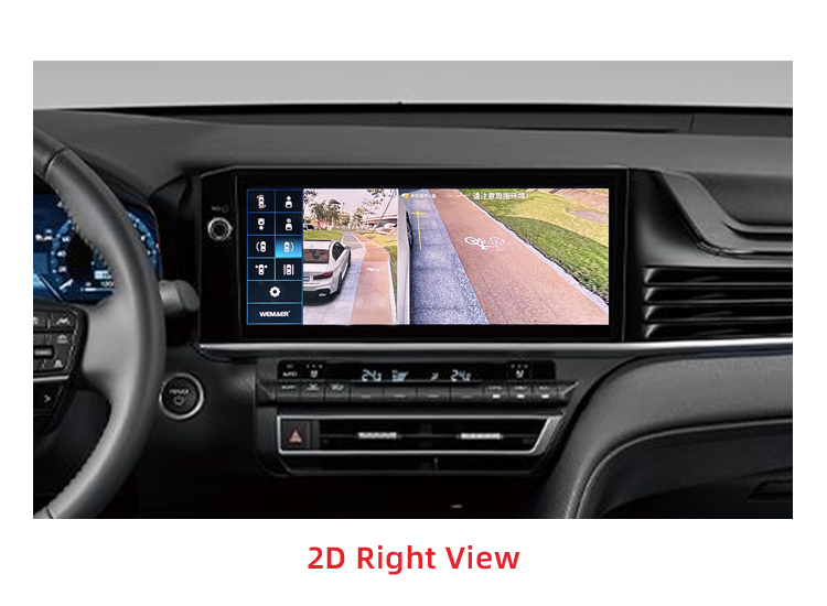 Sistema de cámara de automóvil de 360 grados con decodificador incorporado para Toyota Camry 