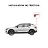 Vehicle Brake Lights IP68 Waterproof HD Night Vision Rearview Camera For Ford Transit Custom with LED 2016.5-Current