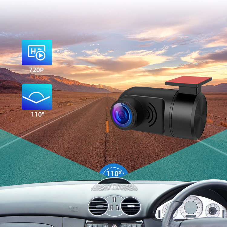 ADAS ड्राइव सहायता कार ब्लैक बॉक्स USB DVR 720P डैश कैम कैमरा