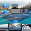 HD ADAS Recorder 160 Degree Wide Angle 24H Parking Monitoring WiFi DVR Dash Cam