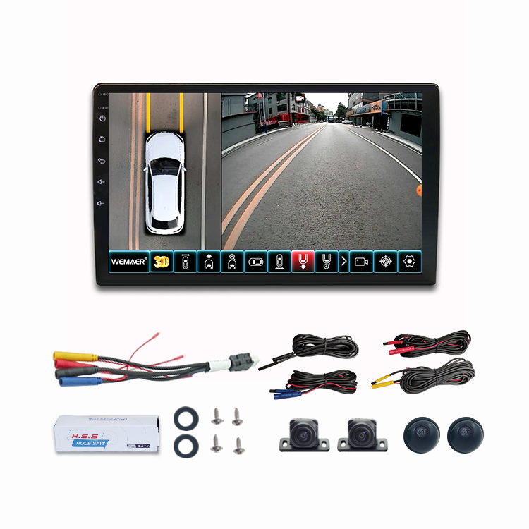 10 Inch 2+32G 1080P 360 Car Camera with Car Dvd Player