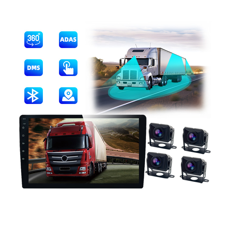 Truck Android Player With 360 Degree Car Camera System