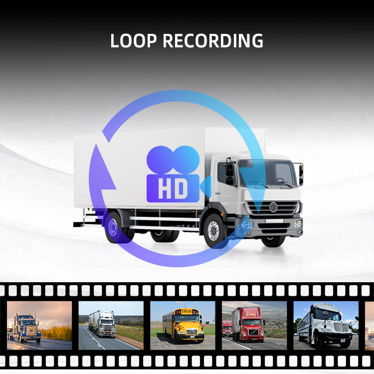 ADAS Truck DVR Monitor Camera BSD System for Vehicle Pedestrian Detect and Warning