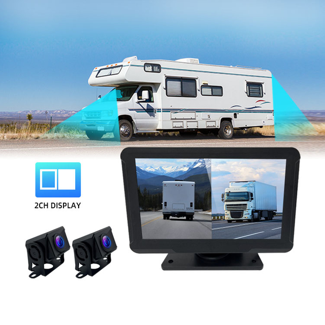 ADAS Truck DVR Monitor Camera BSD System for Vehicle Pedestrian Detect and Warning