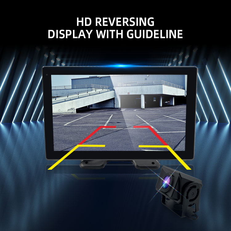 10.1 Inch IPS Touch Screen BSD Monitor System with 5 AHD Cameras for HGV Truck