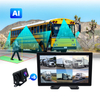 Voice Control 6 Channels Cameras Monitor ADAS Blind Spot BSD System