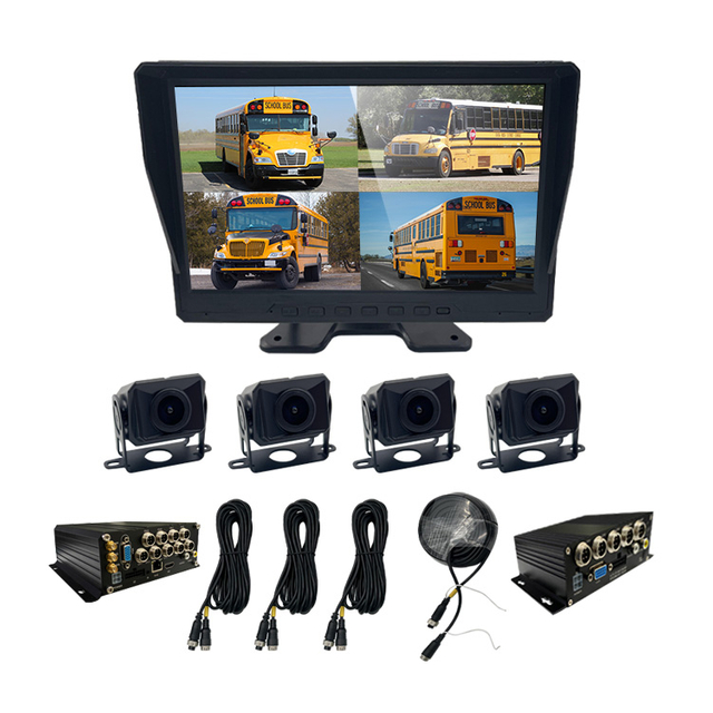 4 Channel Cameras System MDVR 4G CPS Wifi Truck DVR For Bus RV Monitoring