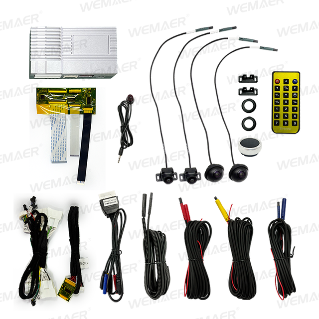 Producto profesional para clientes B2B: sistema de cámara de automóvil de 360 grados con decodificador incorporado para Toyota Fortuner