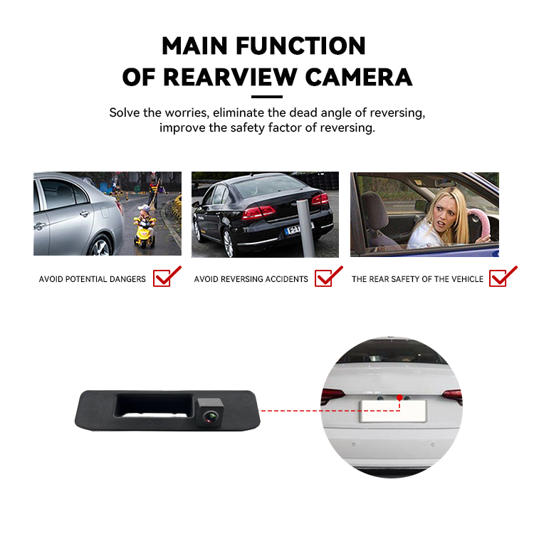 Parking Line Car Reverse Camera For Benz