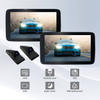 Blind Spot Left Right 2 Side Mirror Camera Dual Monitor System BSD DVR For Car